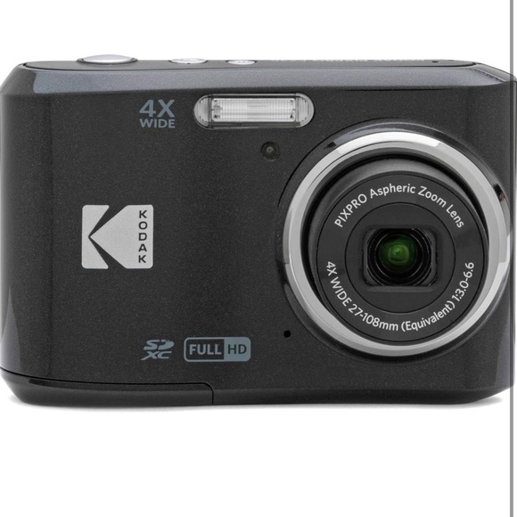 KODAK PIXPRO Friendly Zoom FZ45-BK 16MP Digital Camera with 4X Optical Zoom - Picture 3 of 4